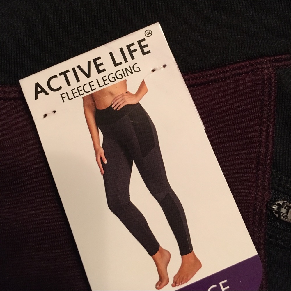 Active Life Fleece Lined Leggings, NWT - Picture 6 of 8